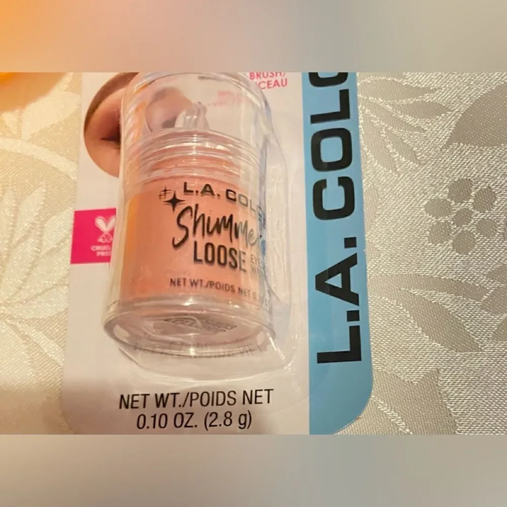 🛍️L.A.COLORS Loose Eyeshadow Shimmering honey Suckle CBES401 0.10OZ. (2.8g)💥